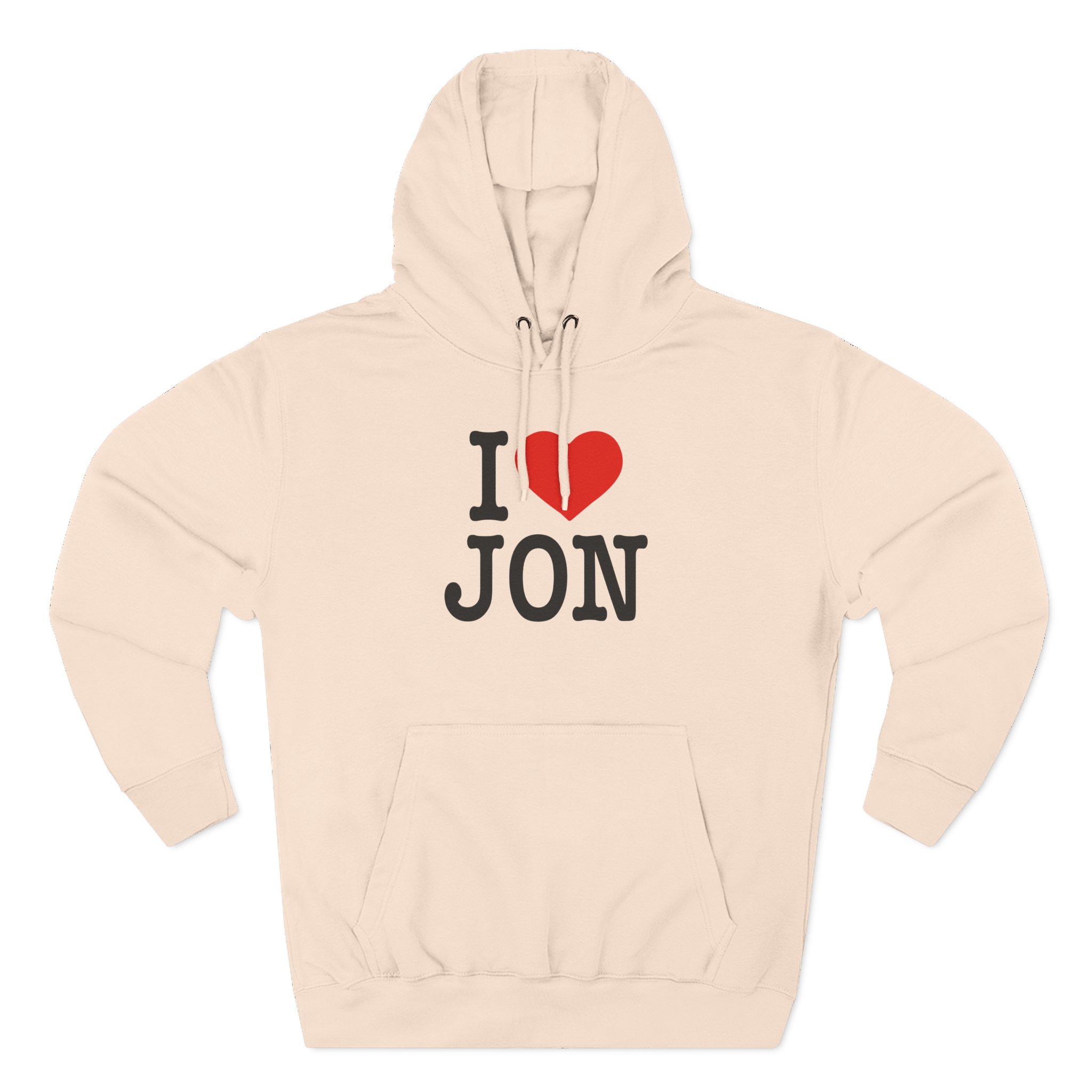Jon Marianek I Love Jon Three-Panel Fleece Hoodie