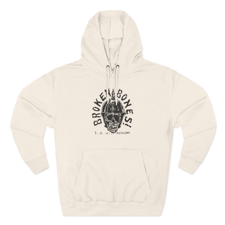 Broken Bones IOU Nothing Three-Panel Fleece Hoodie