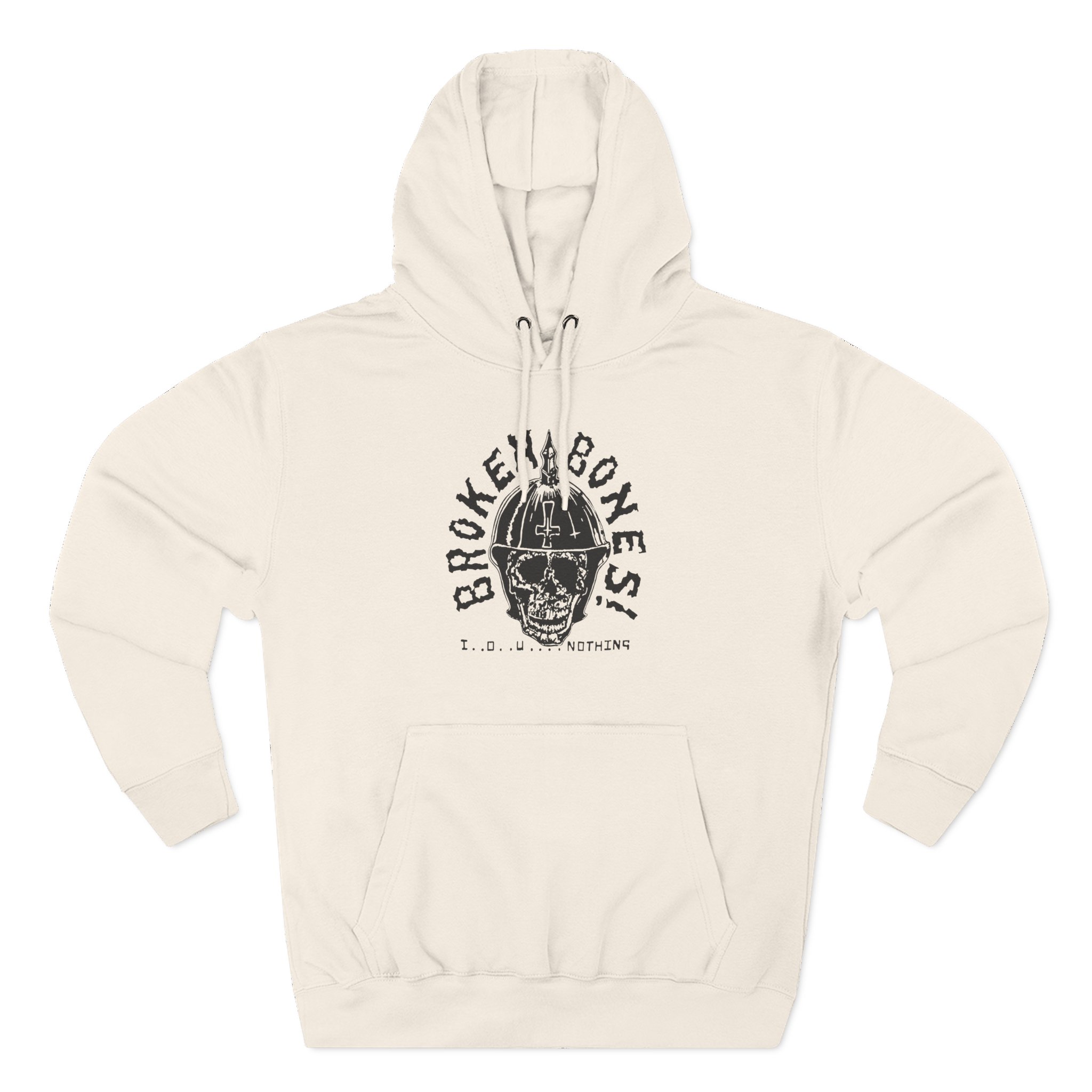 Broken Bones IOU Nothing Three-Panel Fleece Hoodie