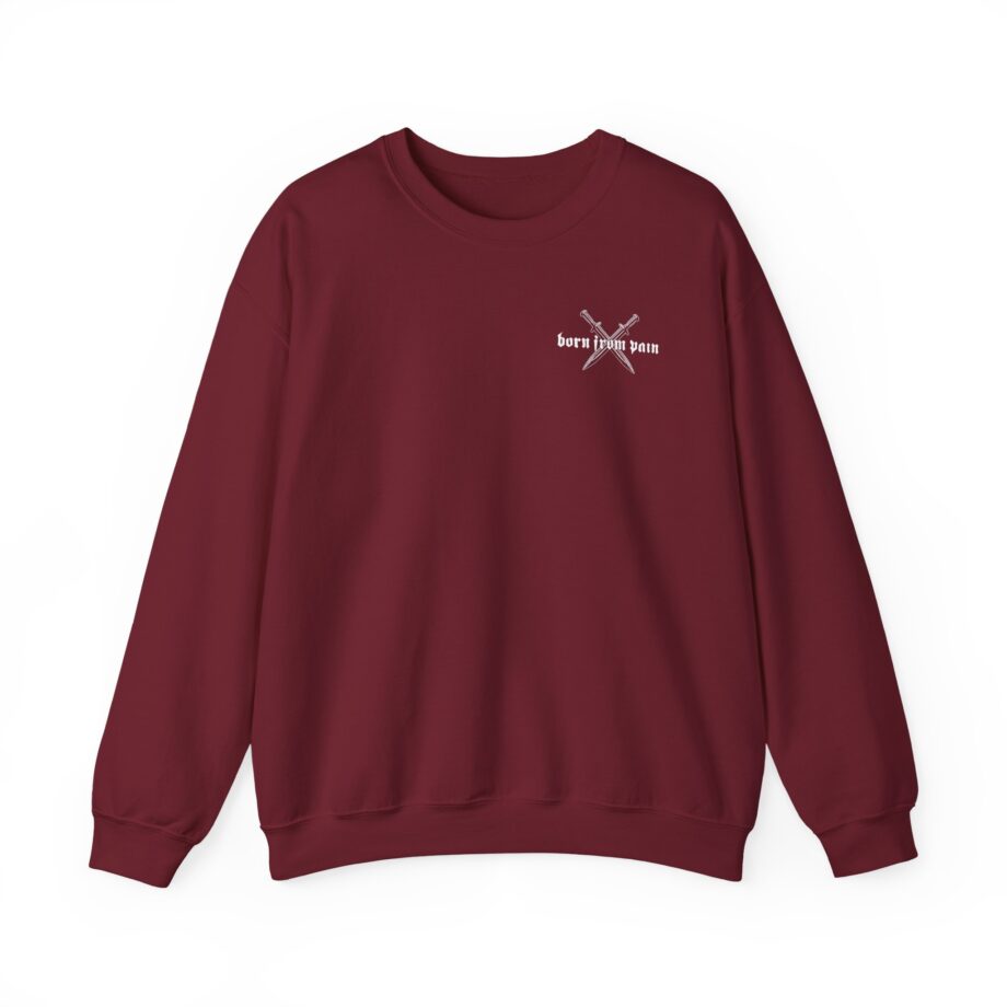 Born From Pain Live Forever Unisex Heavy Blend™ Crewneck Sweatshirt