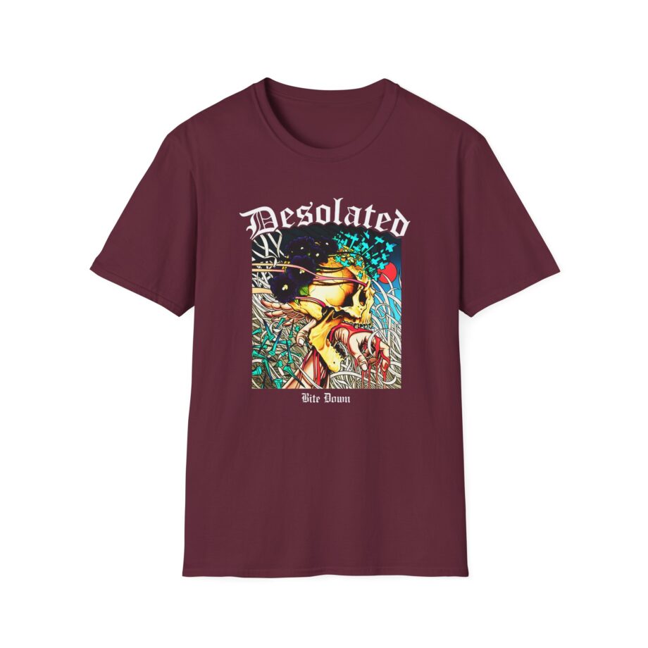Desolated Bite Down Artwork Unisex Softstyle T-Shirt
