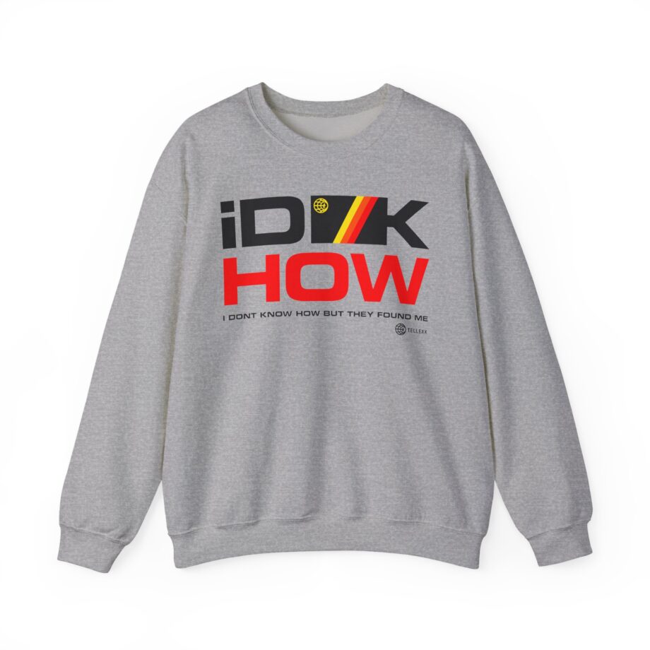 iDKHOW Striped Box Gold Unisex Heavy Blend™ Crewneck Sweatshirt
