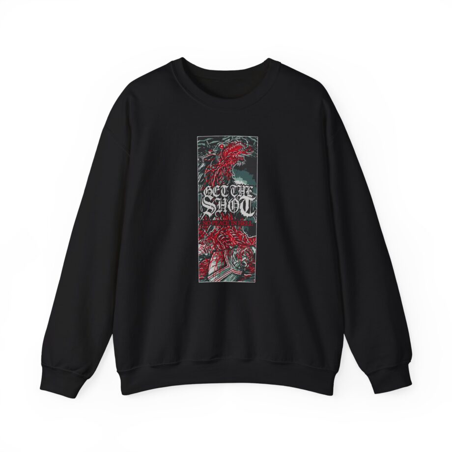 Get the Shot No Peace in Hell Unisex Heavy Blend™ Crewneck Sweatshirt