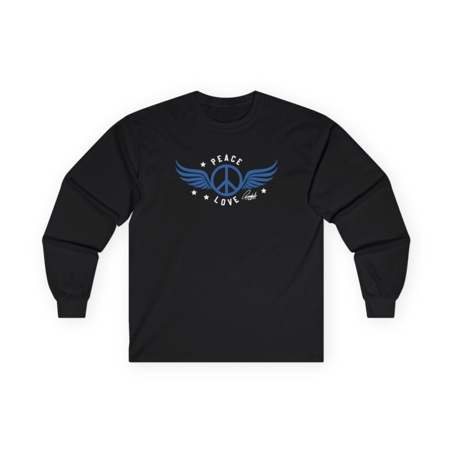 Ringo Starr Peace Love Unisex Ultra Cotton Long Sleeve Tee