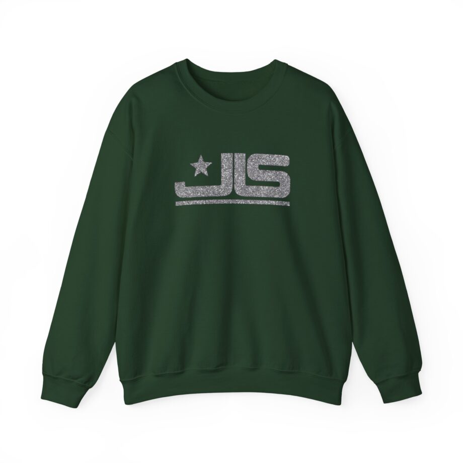 JLS, Everybody Say JLS Glitter Unisex Heavy Blend™ Crewneck Sweatshirt