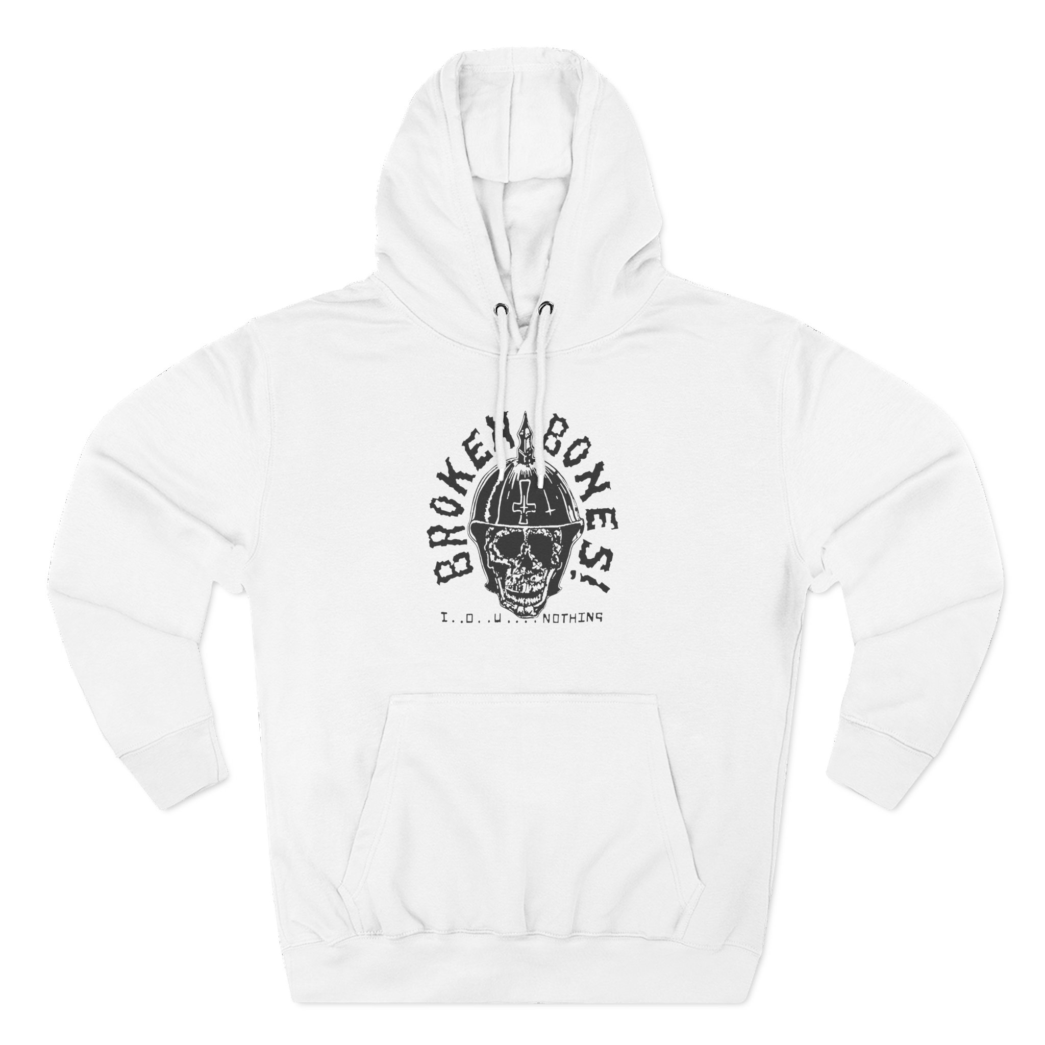 Broken Bones IOU Nothing Three-Panel Fleece Hoodie