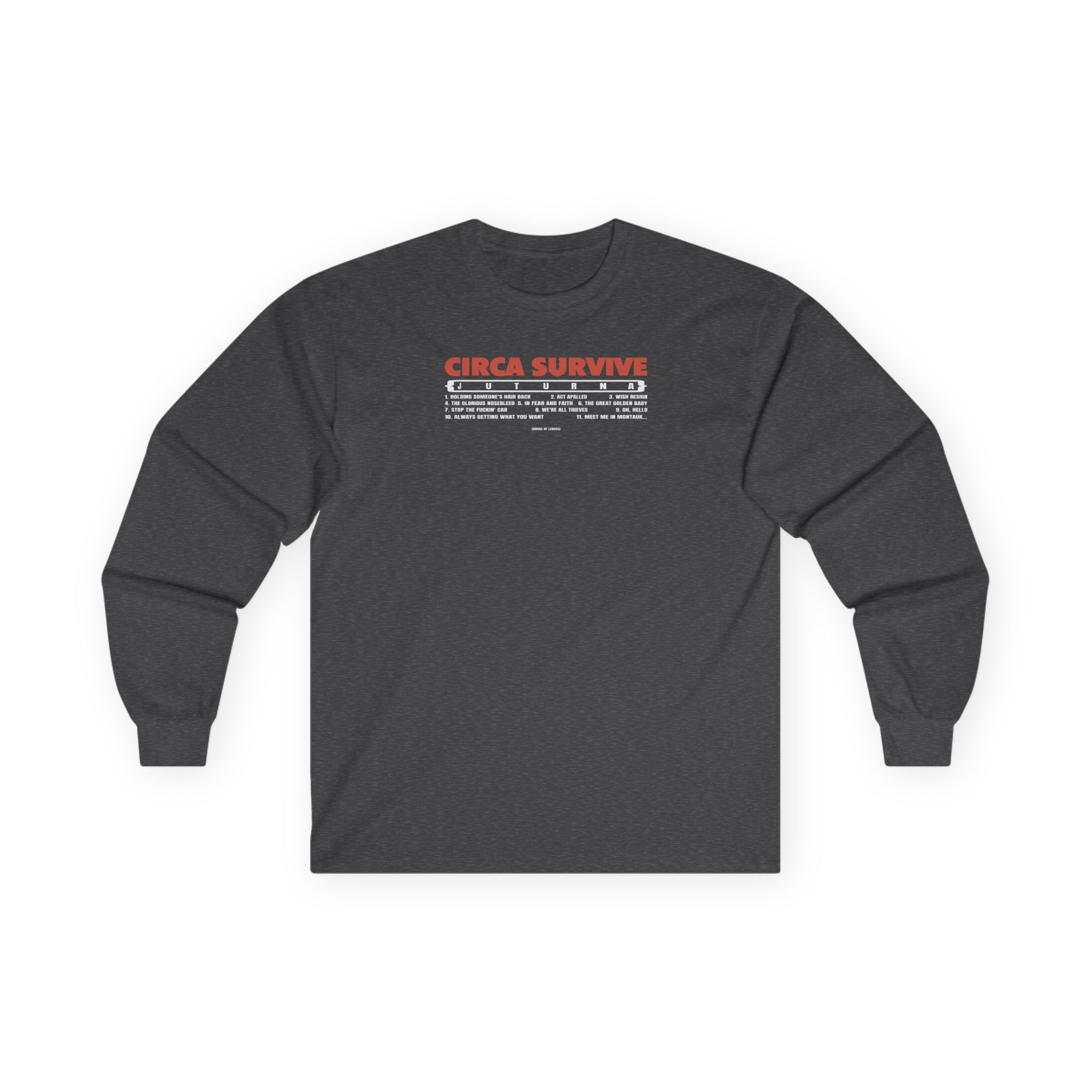 Circa Survive Juturna Tracklist Unisex Ultra Cotton Long Sleeve Tee