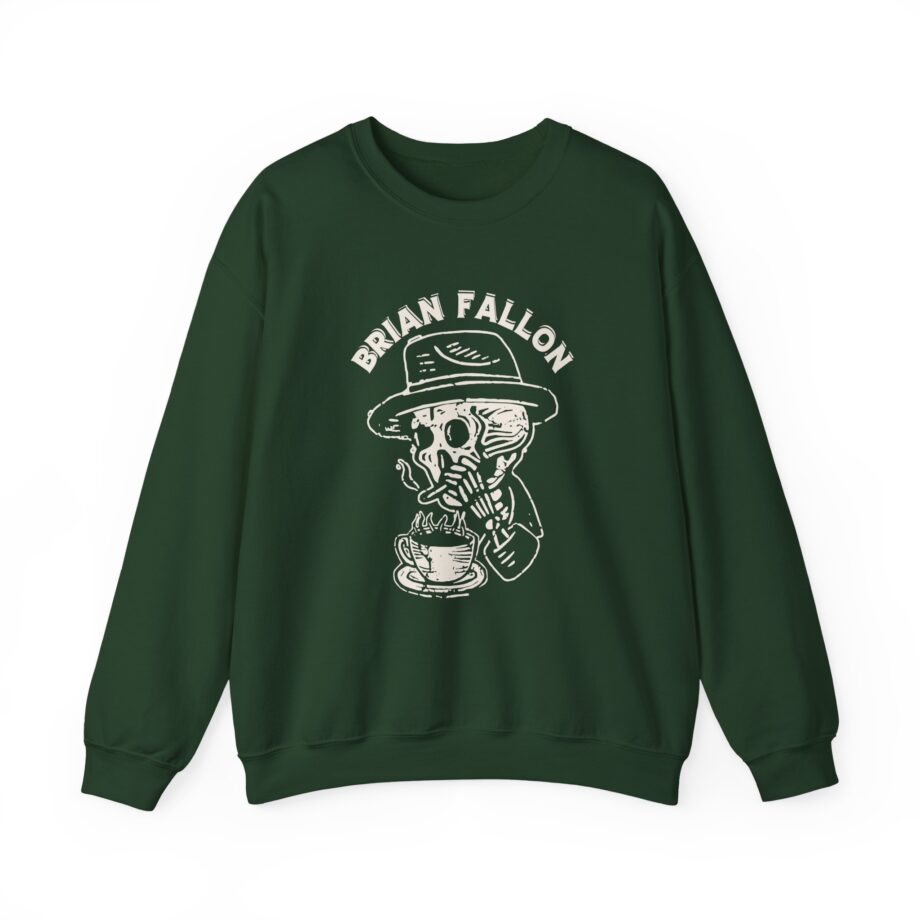 Brian Fallon Smoking Skeleton Unisex Heavy Blend™ Crewneck Sweatshirt