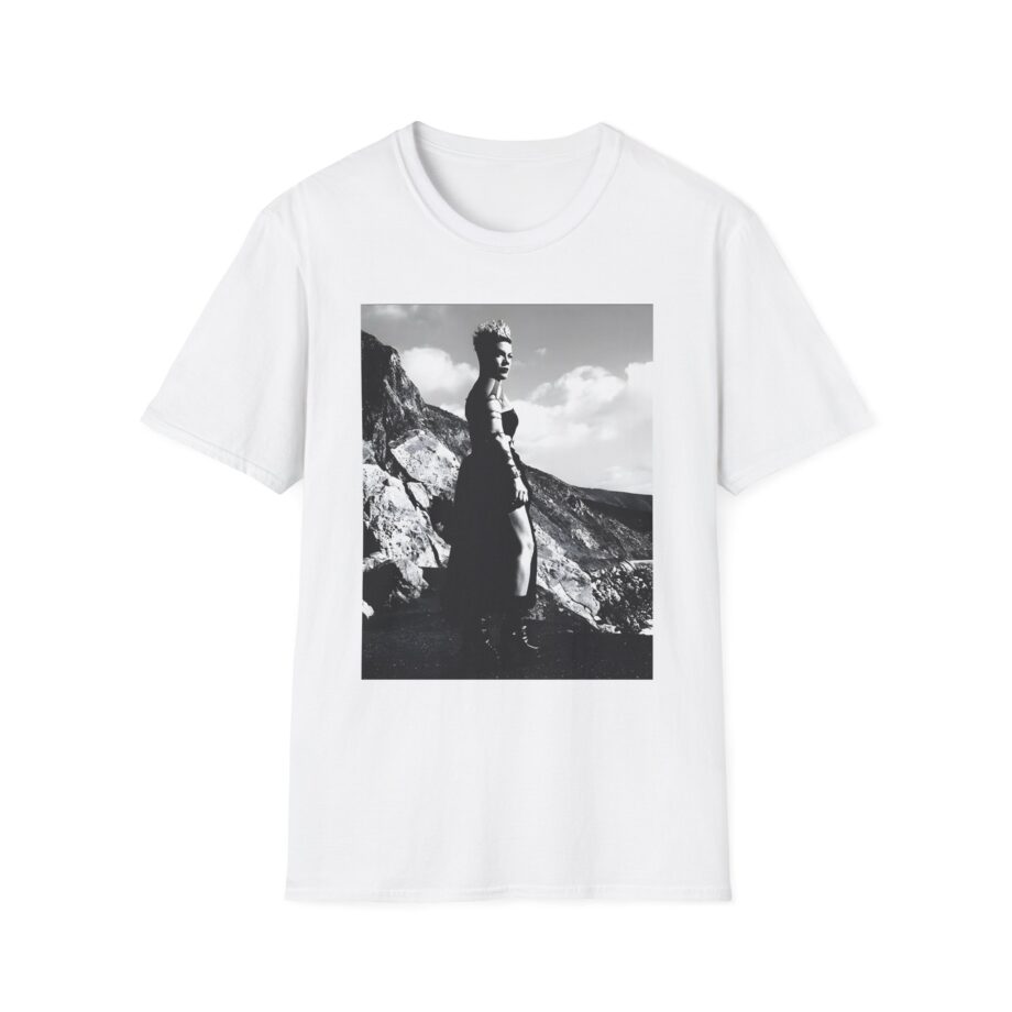 P!nk Trustfall Charcoal Unisex Softstyle T-Shirt