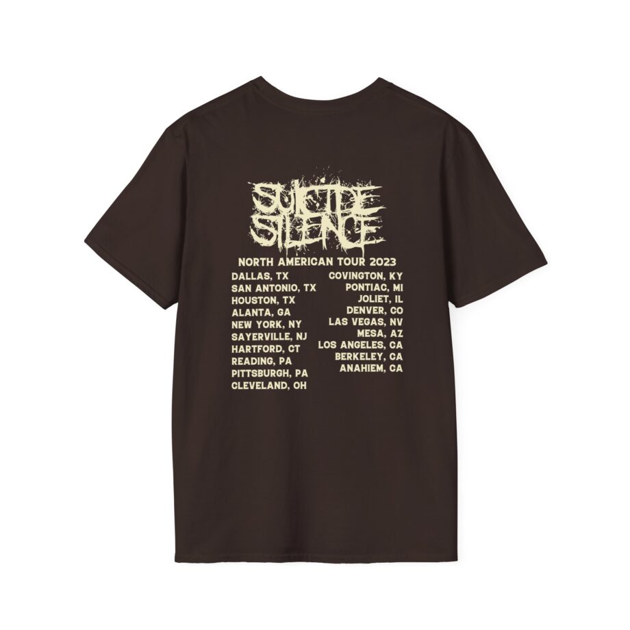 Suicide Silence Rymd Cover Tour 2023 Unisex Softstyle T-Shirt