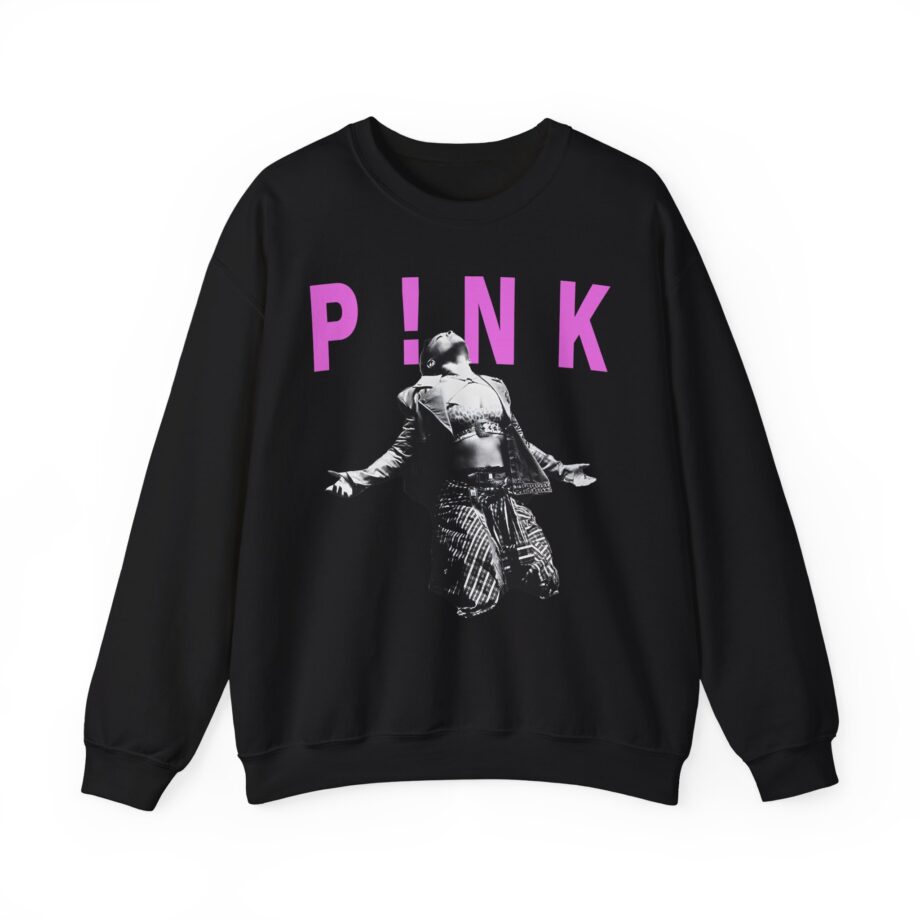 Pink Trustfall Praise Unisex Heavy Blend™ Crewneck Sweatshirt