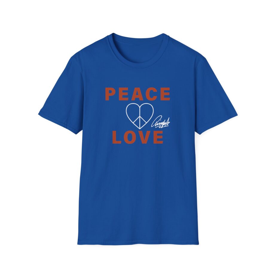 Ringo Starr Peace & Love Unisex Softstyle T-Shirt