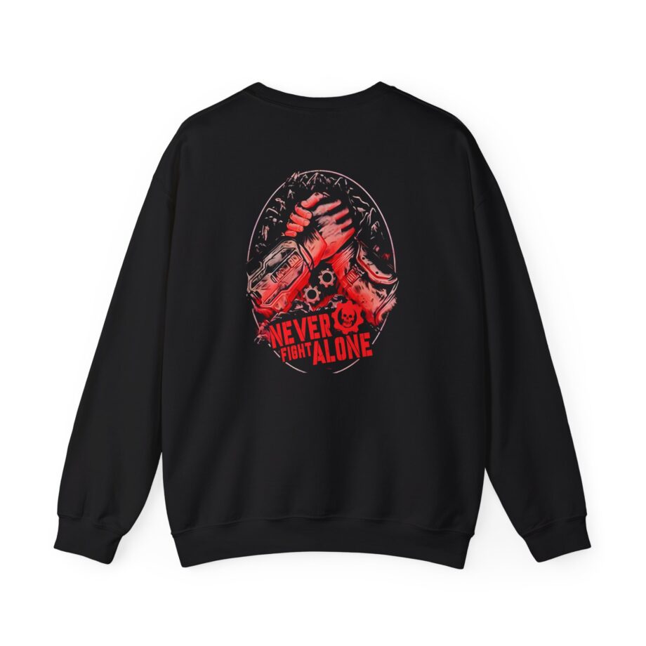 Gears of War Never Fight Alone Unisex Heavy Blend™ Crewneck Sweatshirt