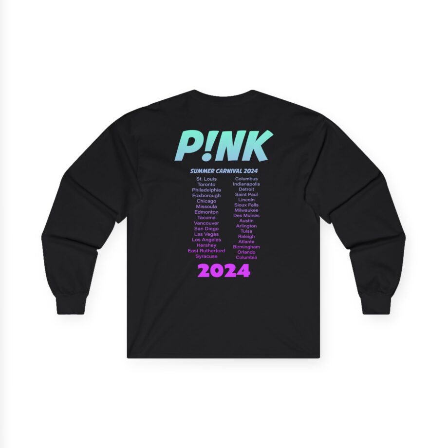 Pink Burst 2024 Tour Unisex Ultra Cotton Long Sleeve Tee
