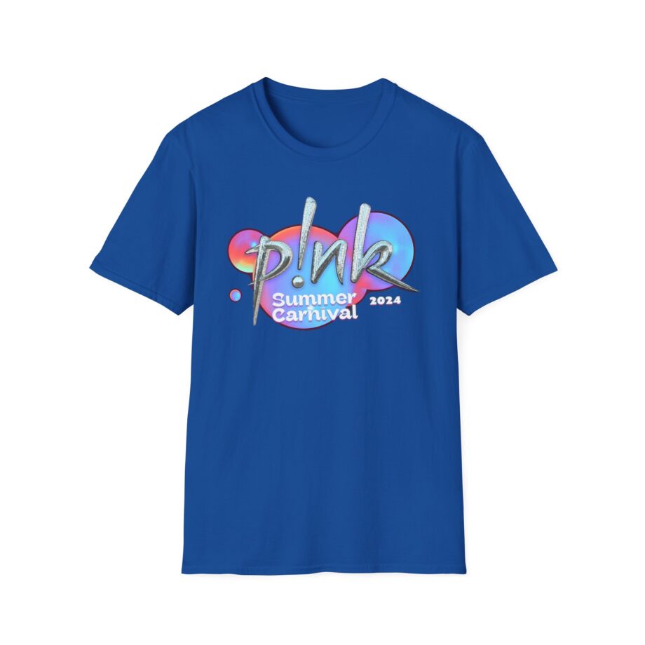 P!nk Split Tie Dye Unisex Softstyle T-Shirt