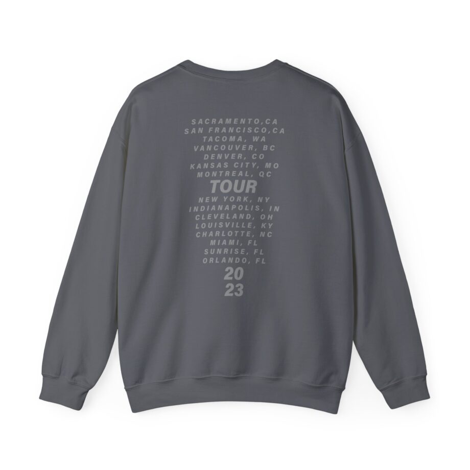 P!nk Trustfall Charcoal Unisex Heavy Blend™ Crewneck Sweatshirt