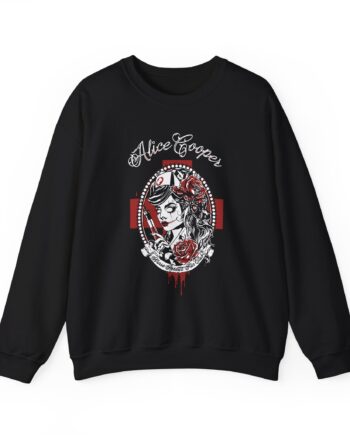 Alice Cooper Nurse Rosetta Unisex Heavy Blend™ Crewneck Sweatshirt