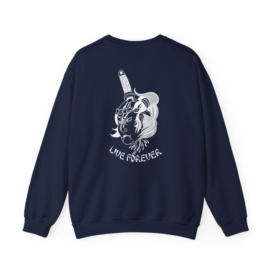 Born From Pain Live Forever Unisex Heavy Blend™ Crewneck Sweatshirt