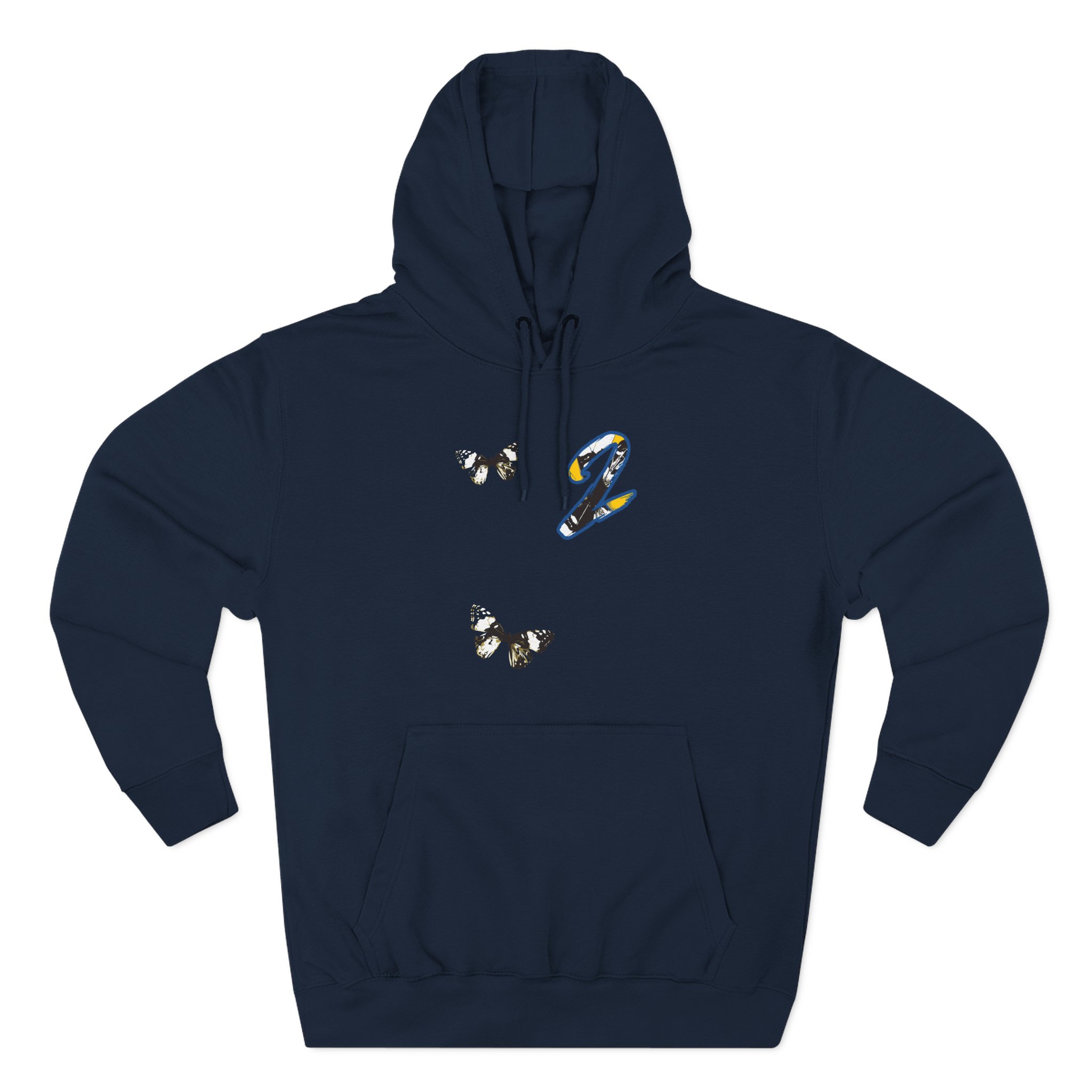 Joyner Lucas Multi Butterfly Three-Panel Fleece Hoodie