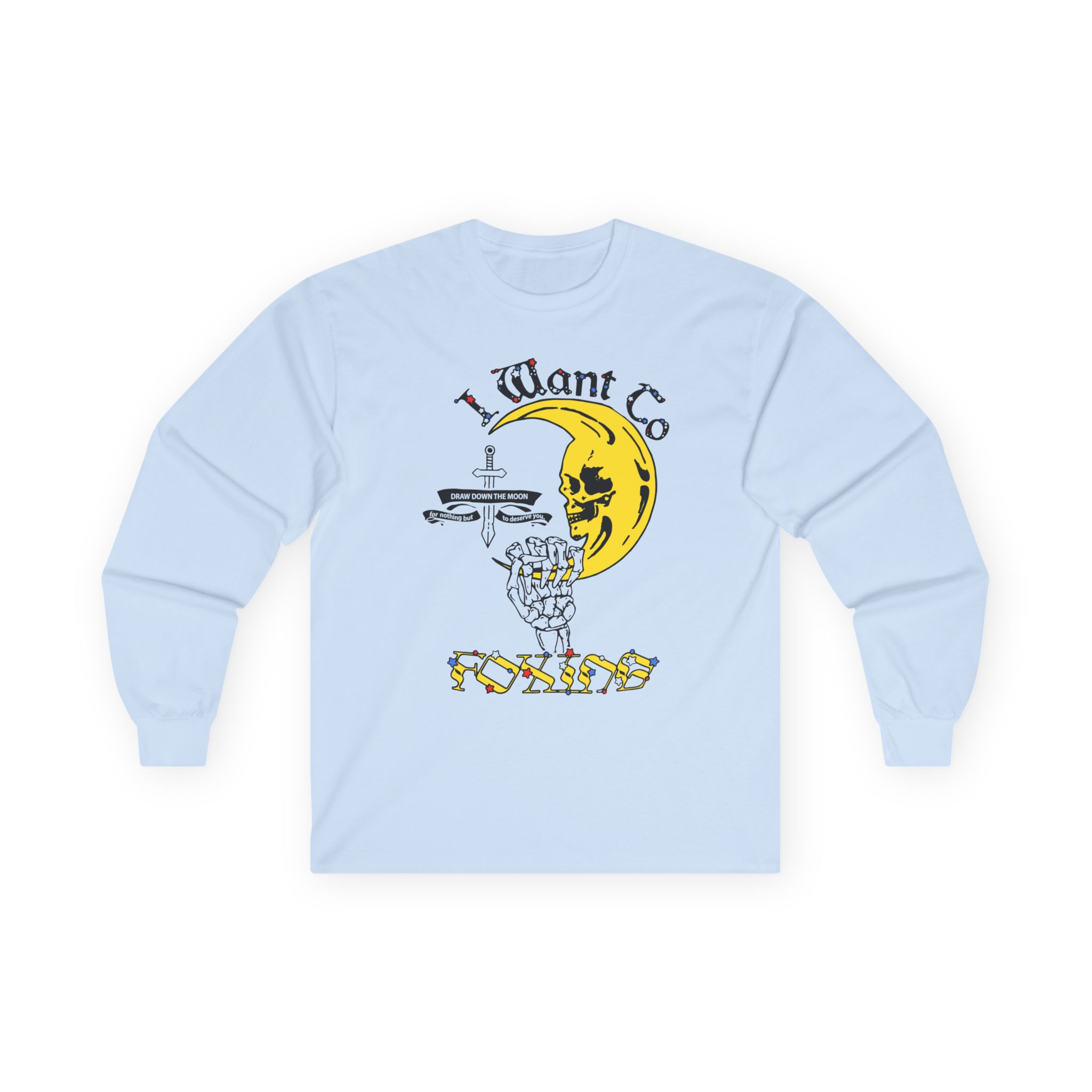 Foxing Draw Down Unisex Ultra Cotton Long Sleeve Tee