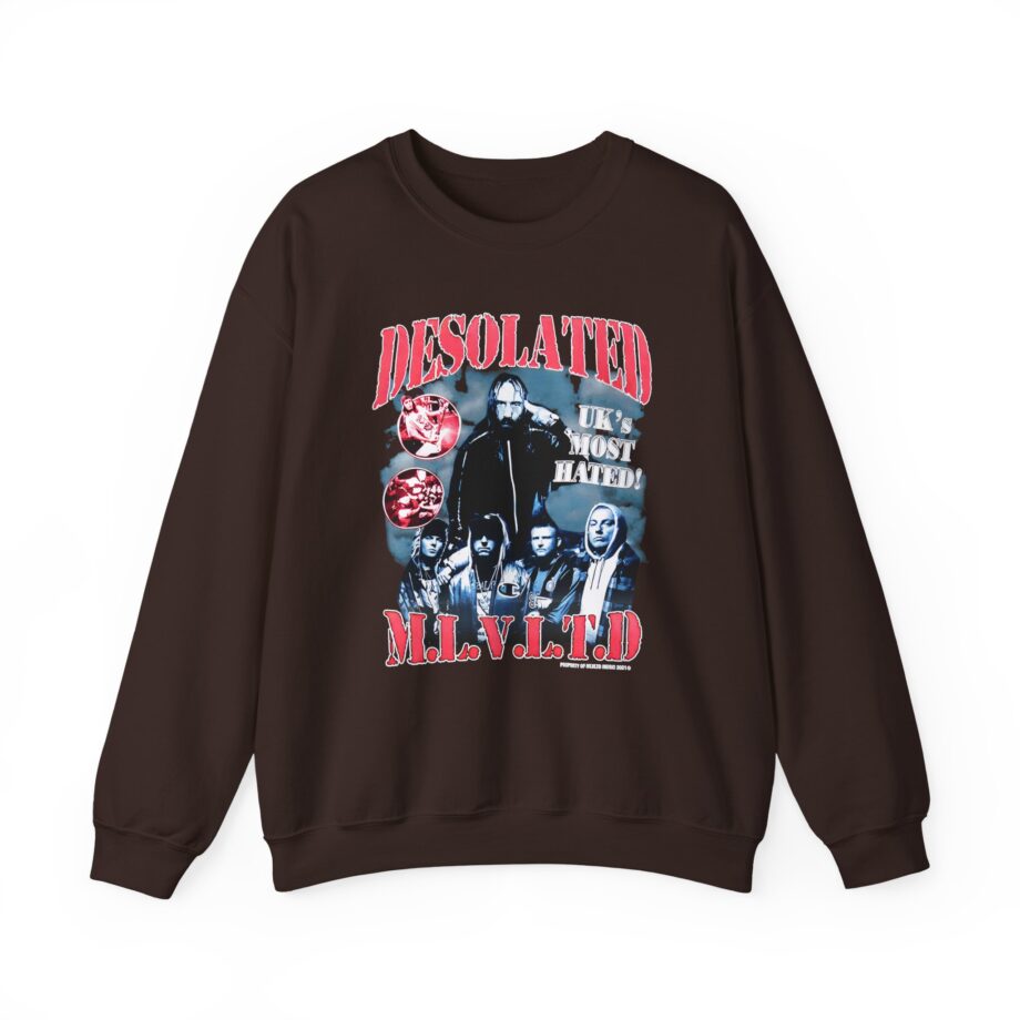 Desolated UK's Most Hated Unisex Heavy Blend™ Crewneck Sweatshirt