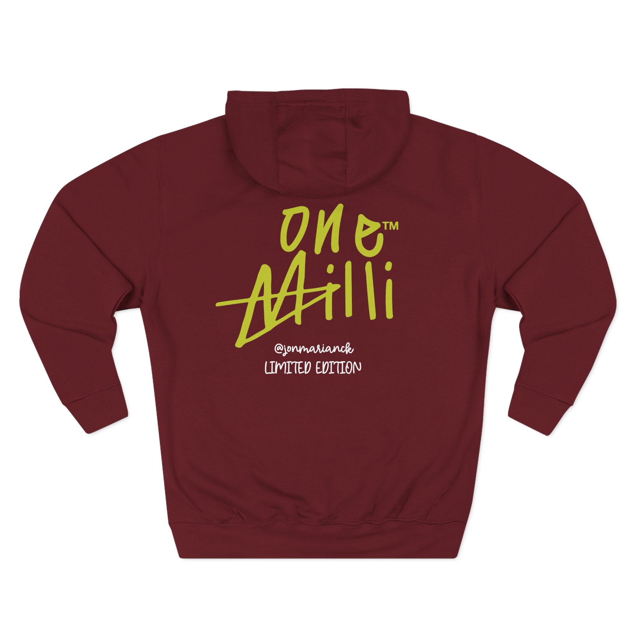 Jon Mariánek One Million Three-Panel Fleece Hoodie