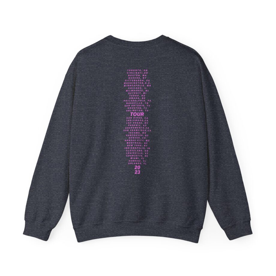 Pink Trustfall Praise Unisex Heavy Blend™ Crewneck Sweatshirt