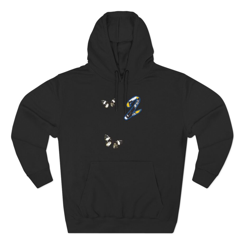 Joyner Lucas Multi Butterfly Three-Panel Fleece Hoodie