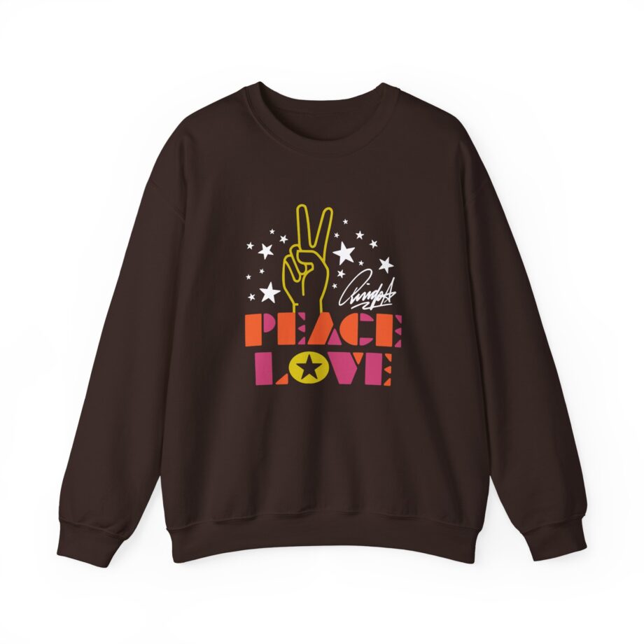 Ringo Starr Peace & Love Peace Sign Unisex Heavy Blend™ Crewneck Sweatshirt
