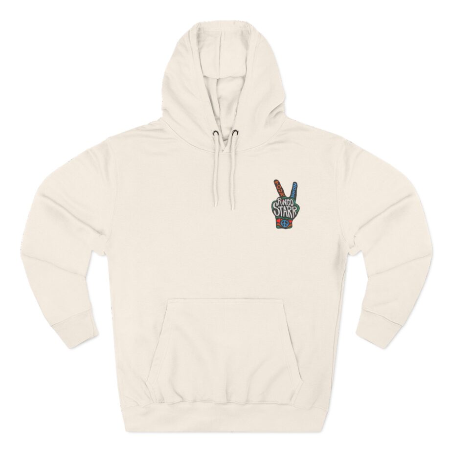 Ringo Starr Peace Illustration Three-Panel Fleece Hoodie