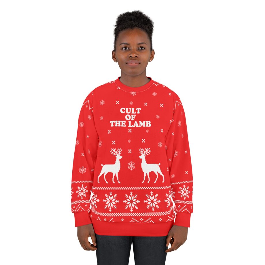 Cult of the Lamb Unisex Sweatshirt (AOP)