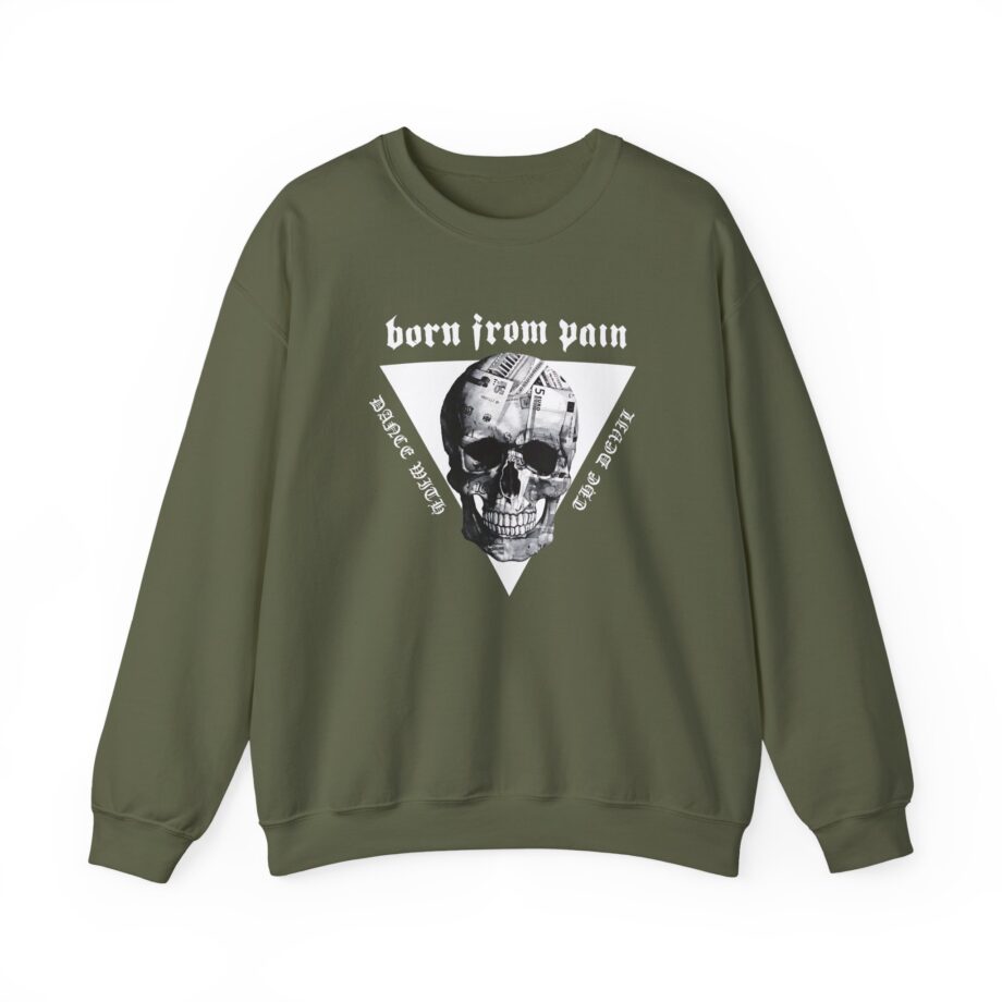 Born From Pain Dance With the Devil Unisex Heavy Blend™ Crewneck Sweatshirt