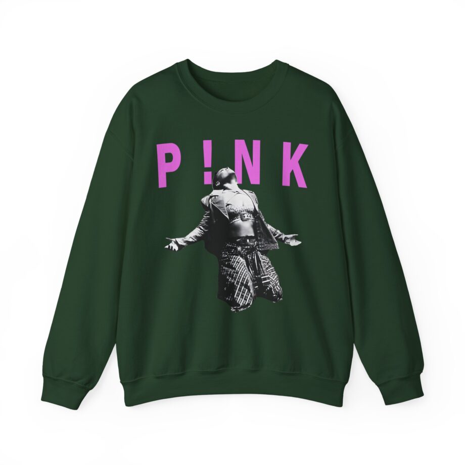 Pink Trustfall Praise Unisex Heavy Blend™ Crewneck Sweatshirt