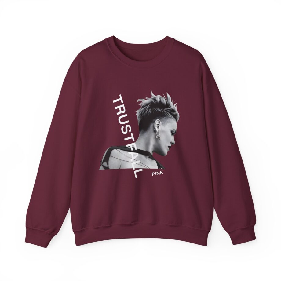 Pink Trustfall Unisex Heavy Blend™ Crewneck Sweatshirt