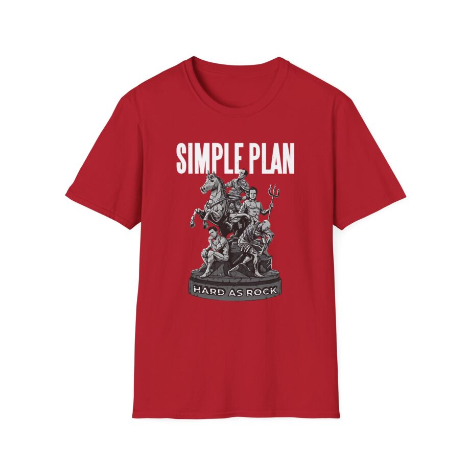 Simple Plan Hard as Rock Unisex Softstyle T-Shirt
