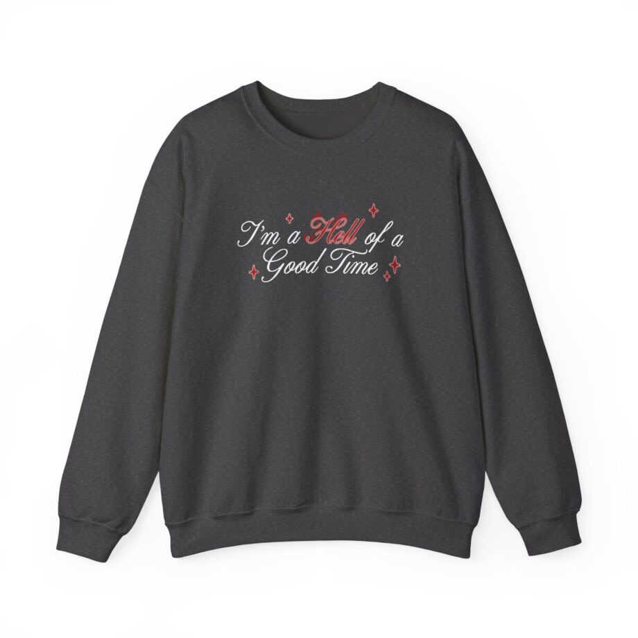 Haiden Henderson Hell of a Good Time Baby Unisex Heavy Blend™ Crewneck Sweatshirt