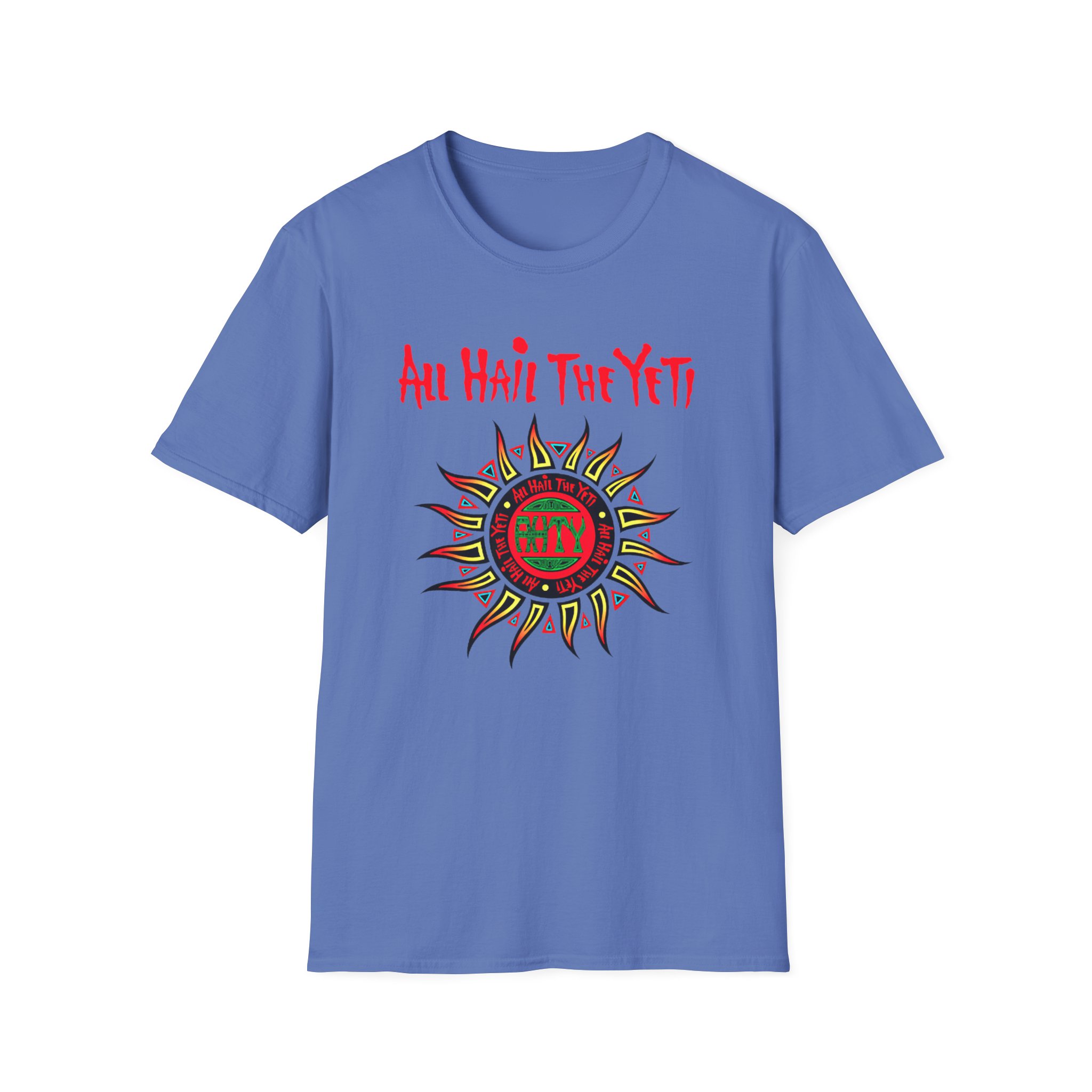 All Hail the Yeti Sun Unisex Softstyle T-Shirt