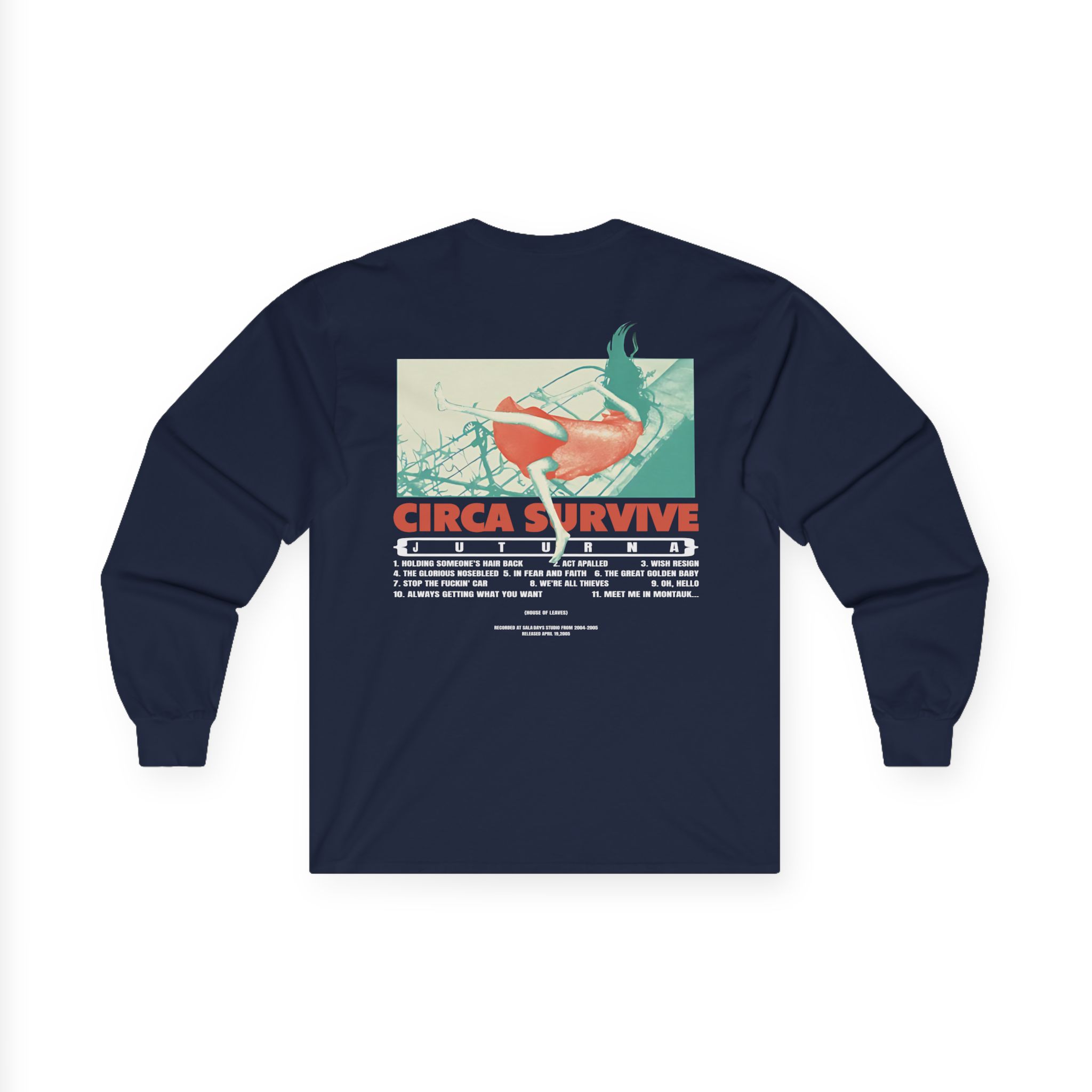 Circa Survive Juturna Tracklist Unisex Ultra Cotton Long Sleeve Tee