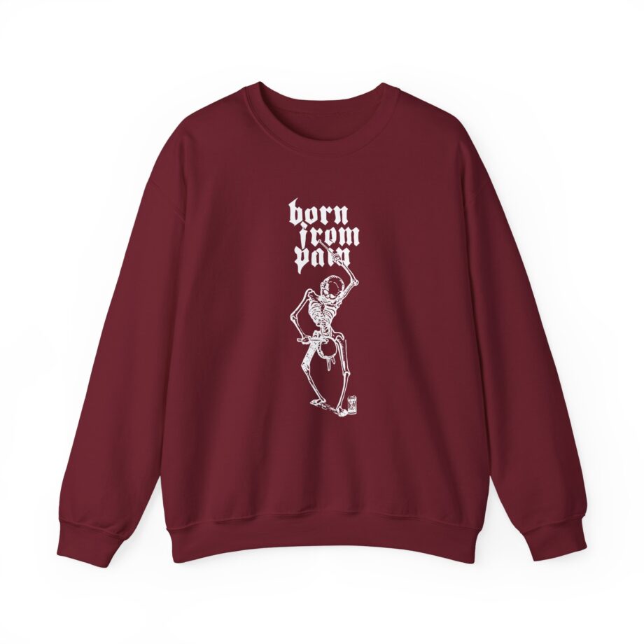 Born From Pain Marching to the Beat of Death Unisex Heavy Blend™ Crewneck Sweatshirt