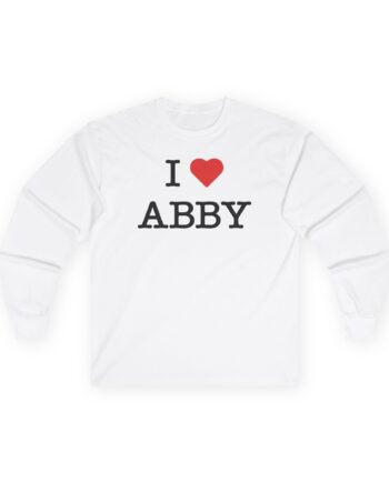 Jon Marianek I Love Abby Unisex Ultra Cotton Long Sleeve Tee