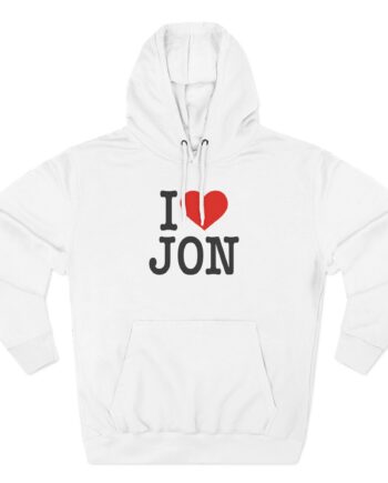 Jon Marianek I Love Jon Three-Panel Fleece Hoodie