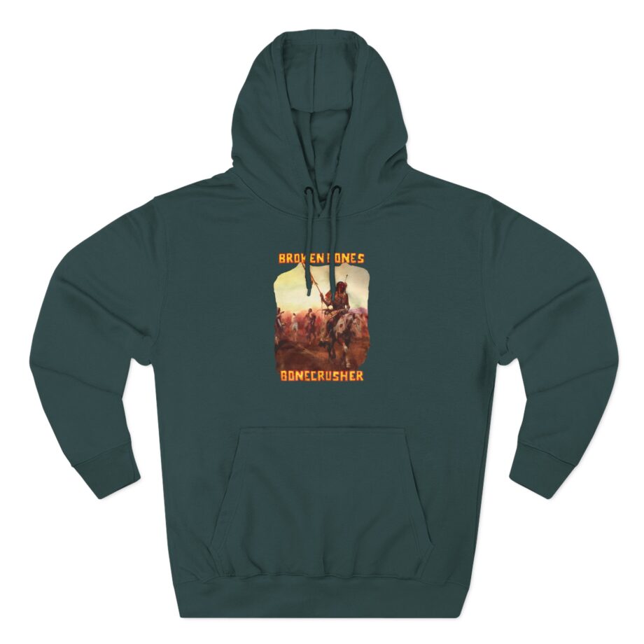 Broken Bones Bonecrusher Three-Panel Fleece Hoodie