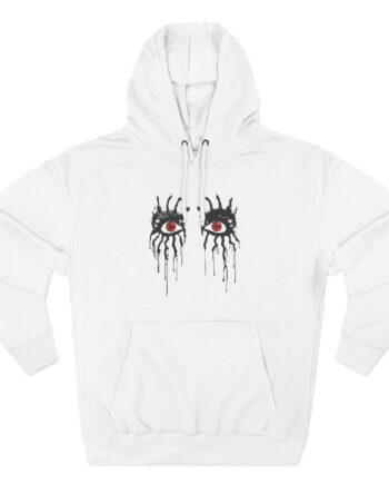 Alice Cooper Dripping Eyes Three-Panel Fleece Hoodie