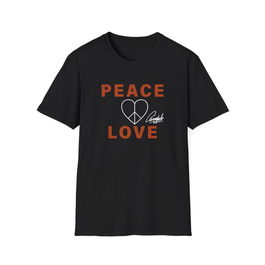 Ringo Starr Peace & Love Unisex Softstyle T-Shirt