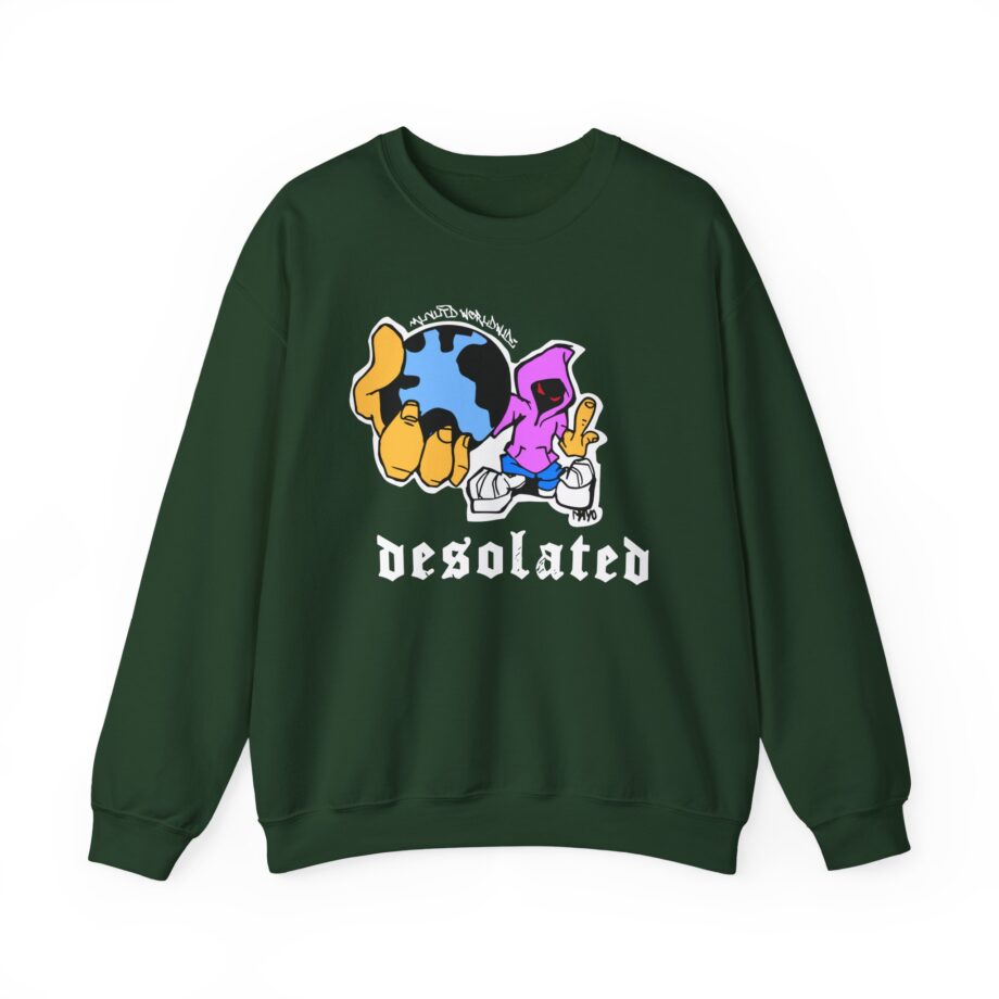 Desolated Globe Unisex Heavy Blend™ Crewneck Sweatshirt