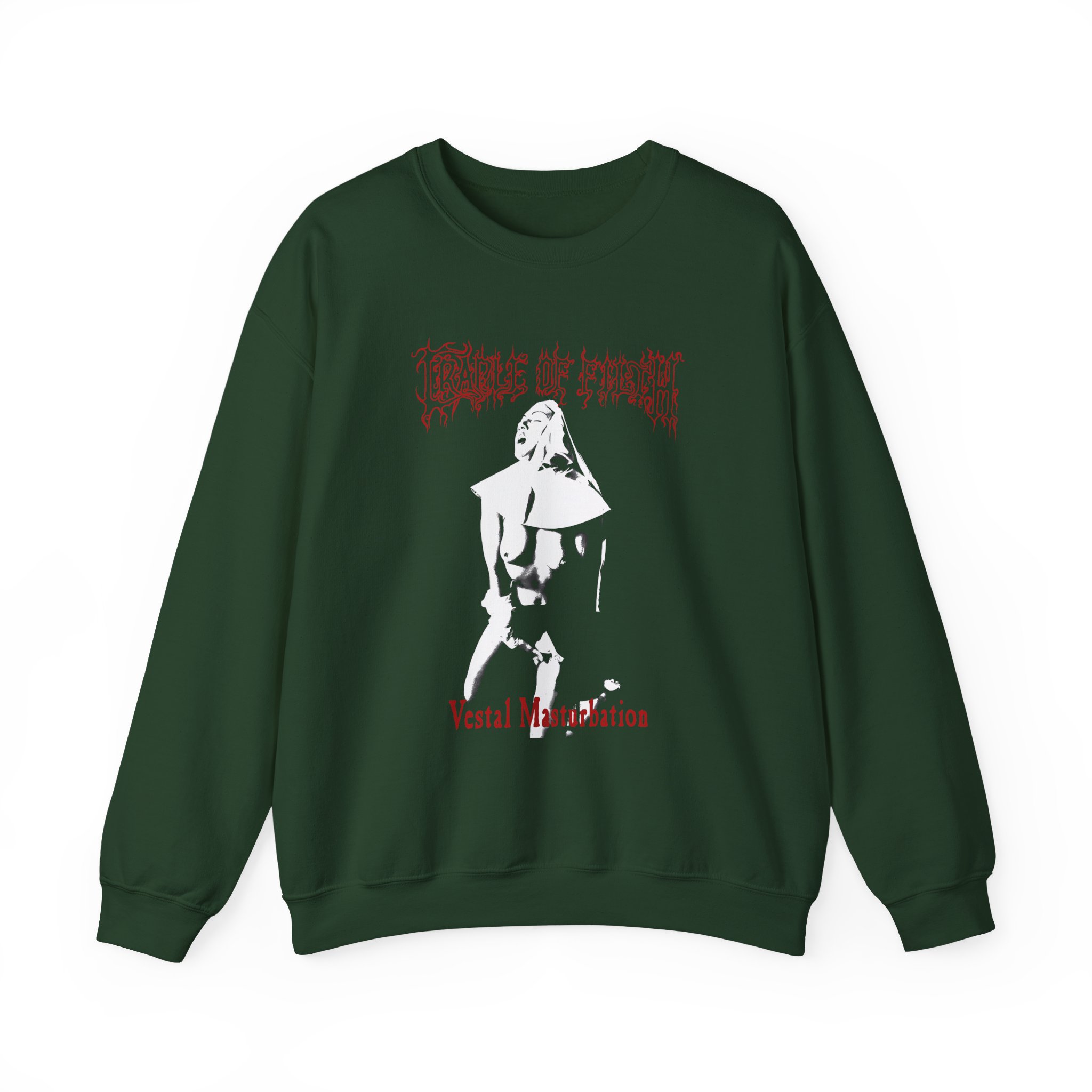 Cradle of Filth Vestal Masturbation Unisex Heavy Blendâ„¢ Crewneck Sweatshirt