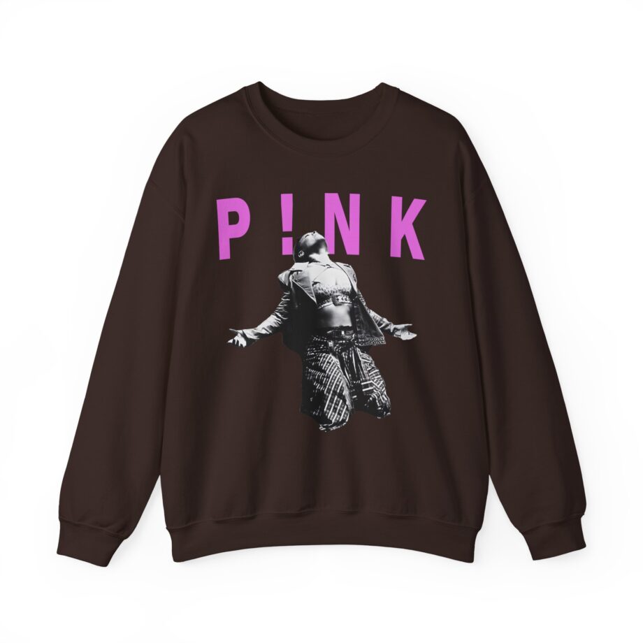 Pink Trustfall Praise Unisex Heavy Blend™ Crewneck Sweatshirt
