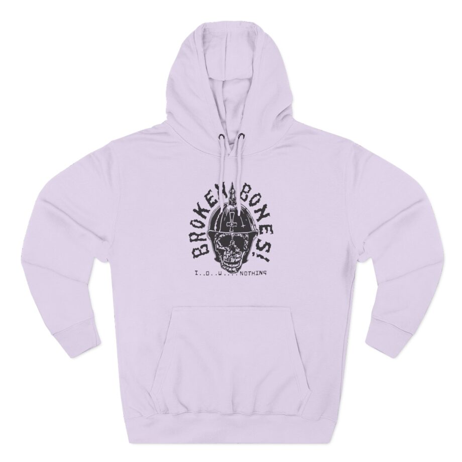 Broken Bones IOU Nothing Three-Panel Fleece Hoodie