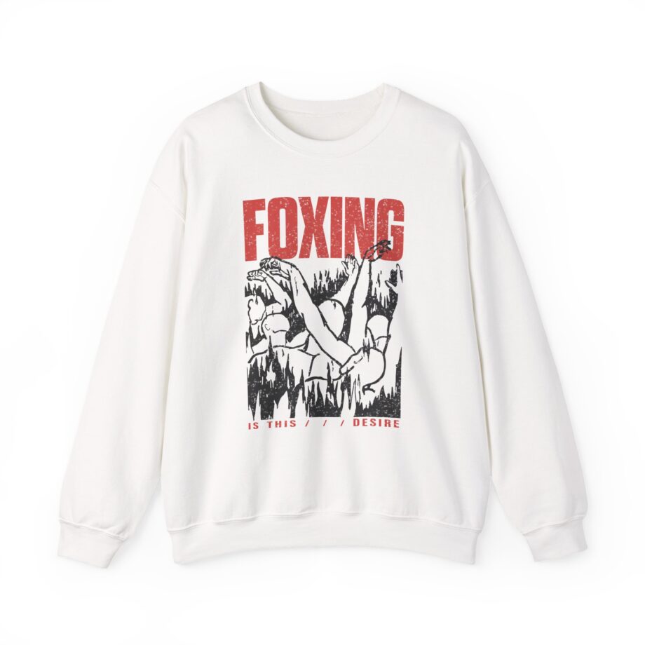 Foxing Inverted Burn Unisex Heavy Blend™ Crewneck Sweatshirt