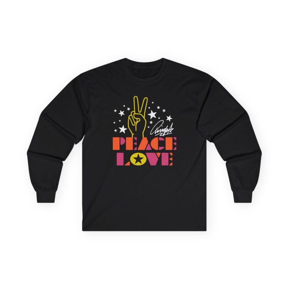 Ringo Starr Peace & Love Peace Sign Unisex Ultra Cotton Long Sleeve Tee